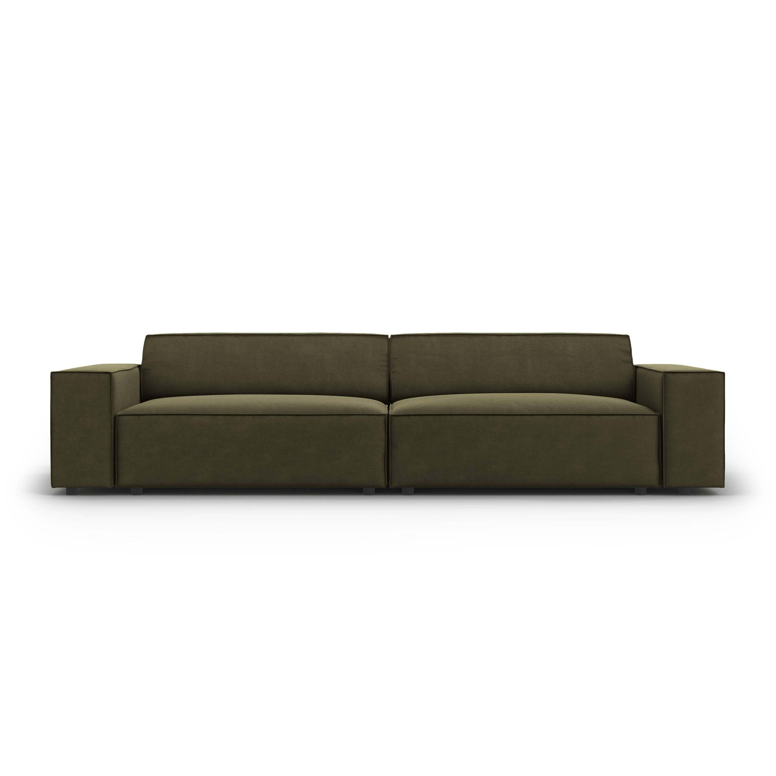 Micadoni Jodie 3-zitsbank - Fluweel - Groen