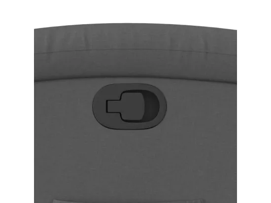 Fauteuil inclinable Gris foncé Tissu