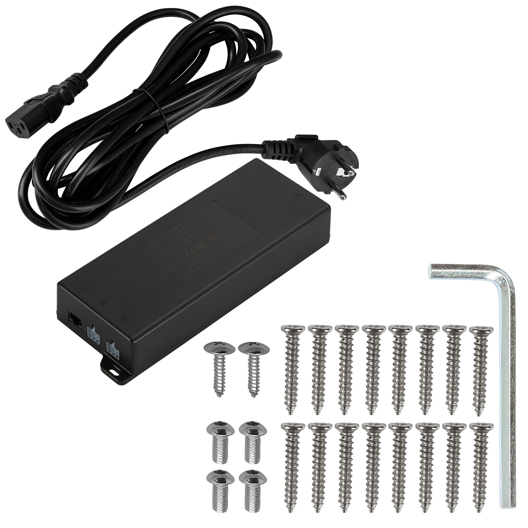 tectake® Tischgestell, elektrisch höhenverstellbar mit 2 Motoren, breitenverstellbar, 110 - 190 x 68 x 58 - 123 cm