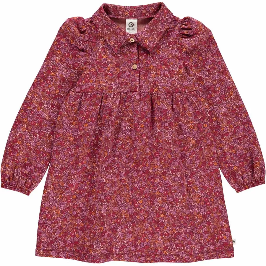 Müsli Langarmkleid FigBoysenberryBerryred