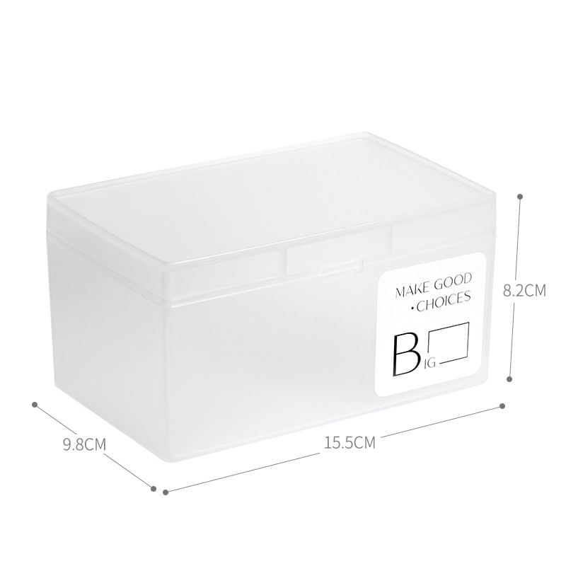 Sabam - Transparante plastic opbergdoos (verschillende designs)