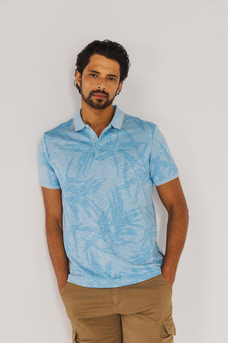 State of Art blauwe heren polo