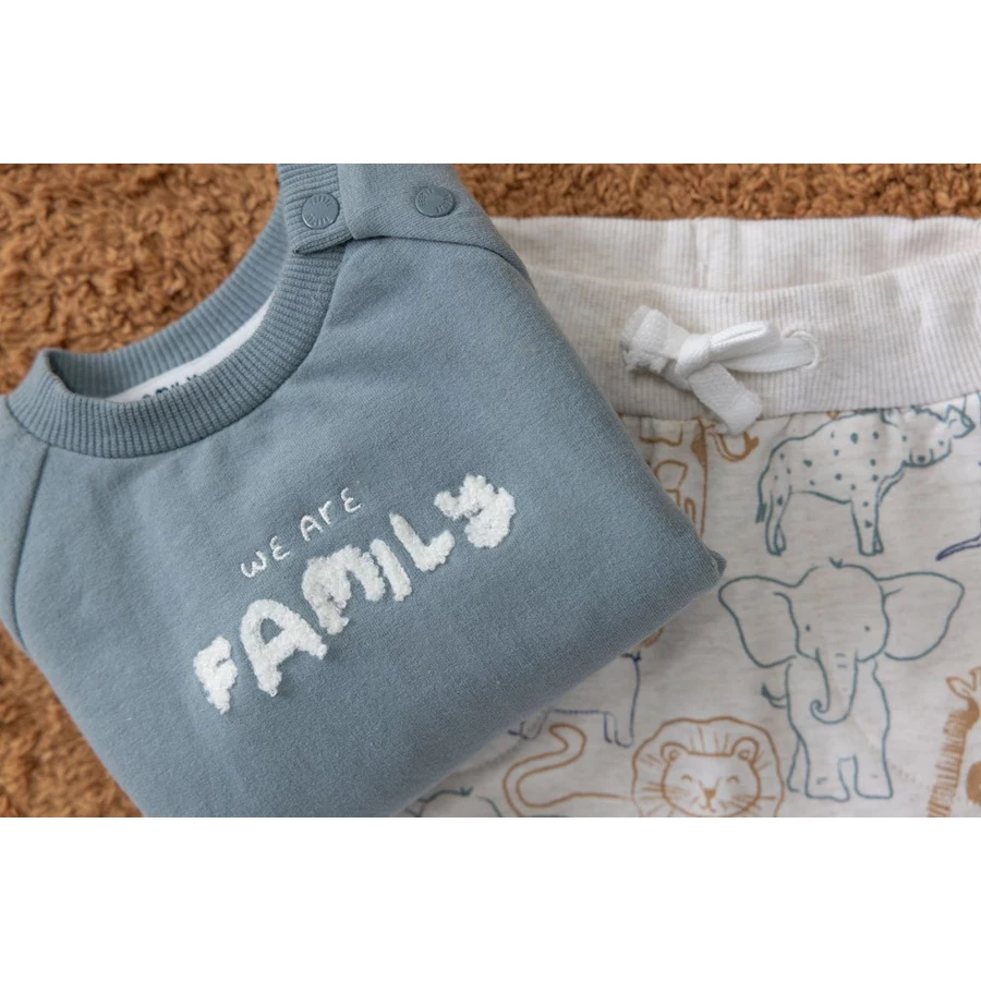 Feetje Sweatshirt Animals Petrol