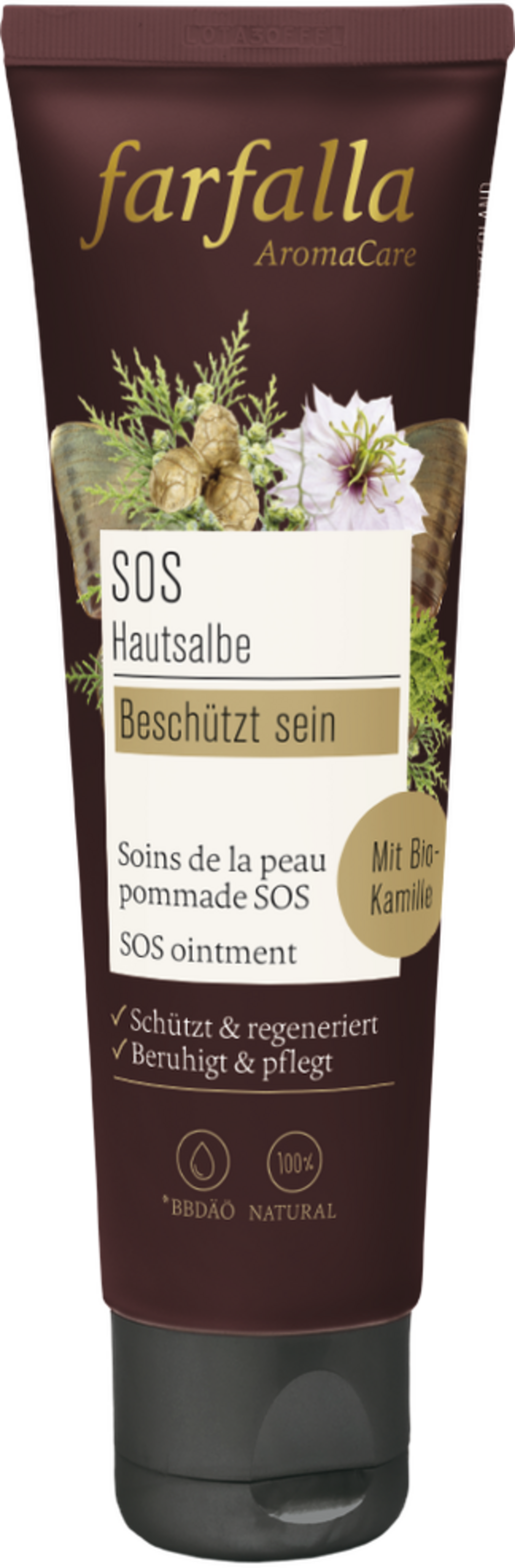 farfalla  Beschützt sein SOS Hautsalbe, 30 ml