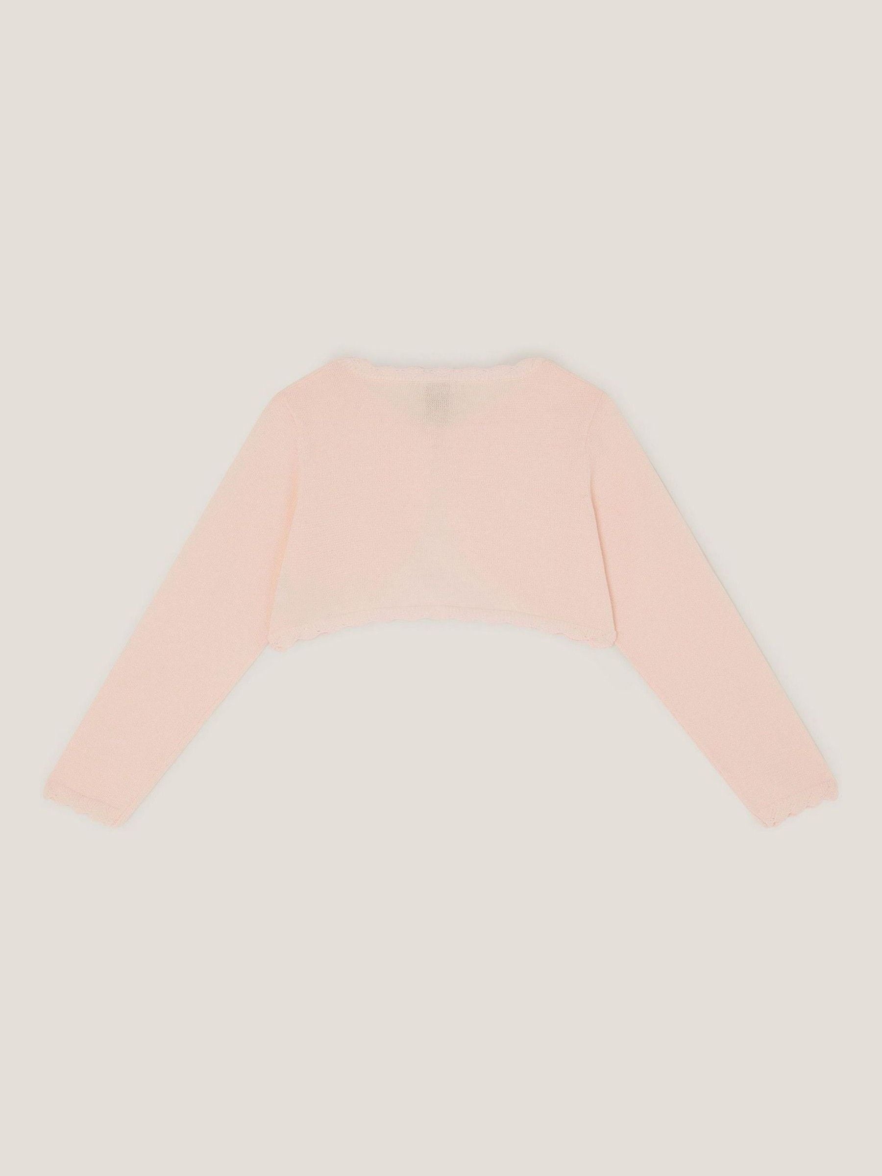 Roze - Monsoon Maeve vest met strik en knopen