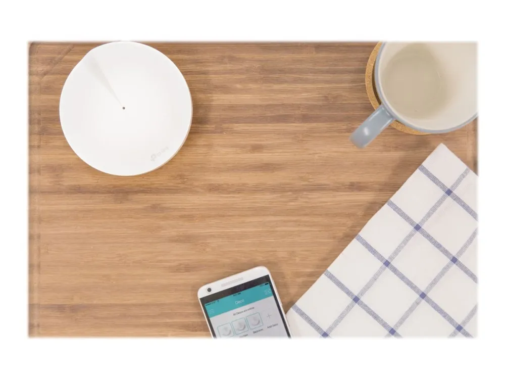 TP-Link DECO M5 - Wi-Fi-system - op til 4500 sq.ft - mesh 1GbE - Wi-Fi 5 - Dual Band (pakke med 3)