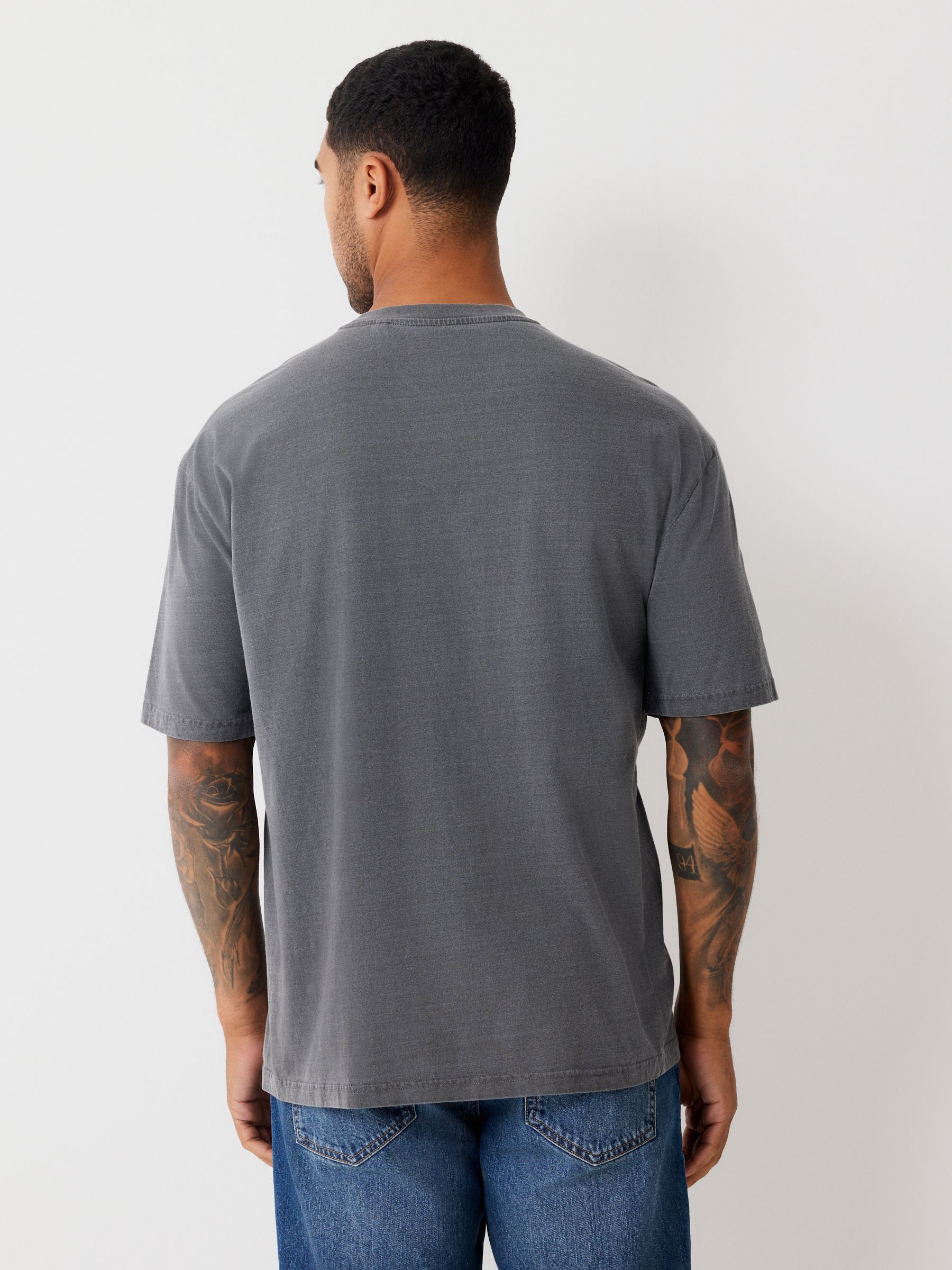 Charcoal Grey Wash Guns N Roses - Relaxed fit - Kerstmis T-shirt met grafische print