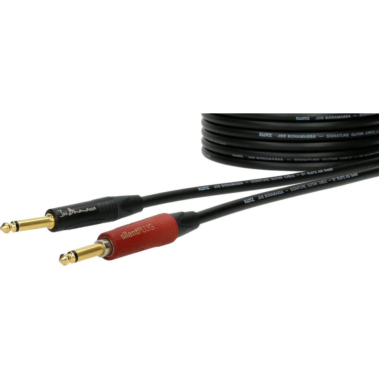 Klotz JBNPSP045 Joe Bonamassa gitaarkabel met SilentPlug 4.5 meter recht - recht