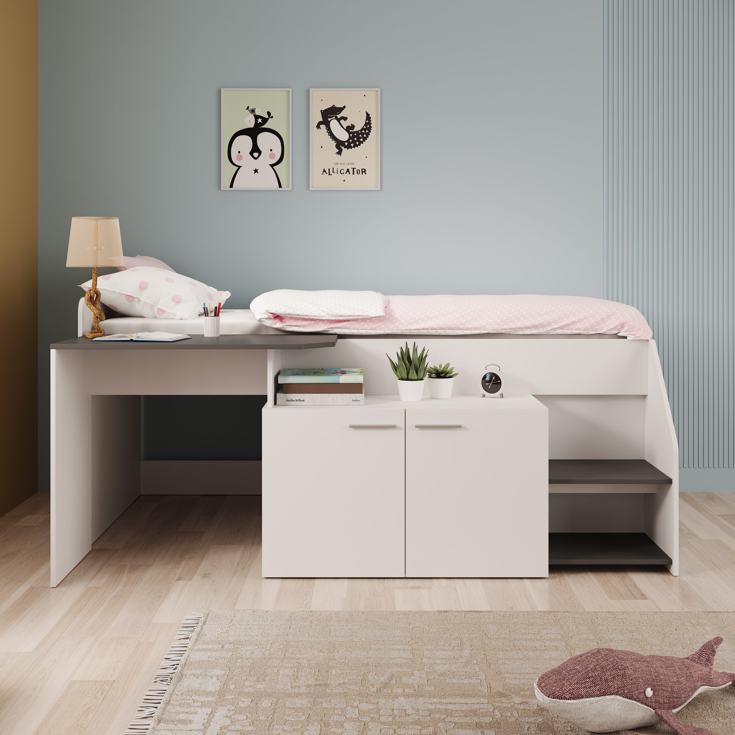 Maddox - Bed - Wit - 90x200