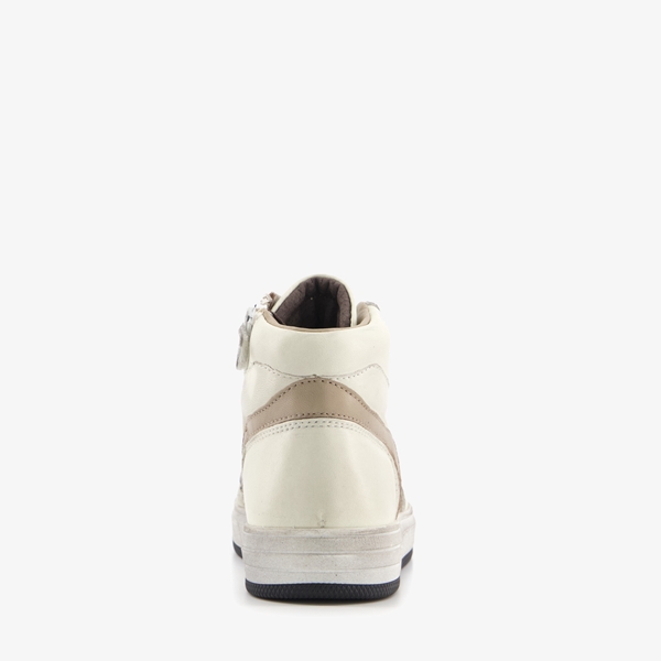 Groot hoge leren meisjes sneakers