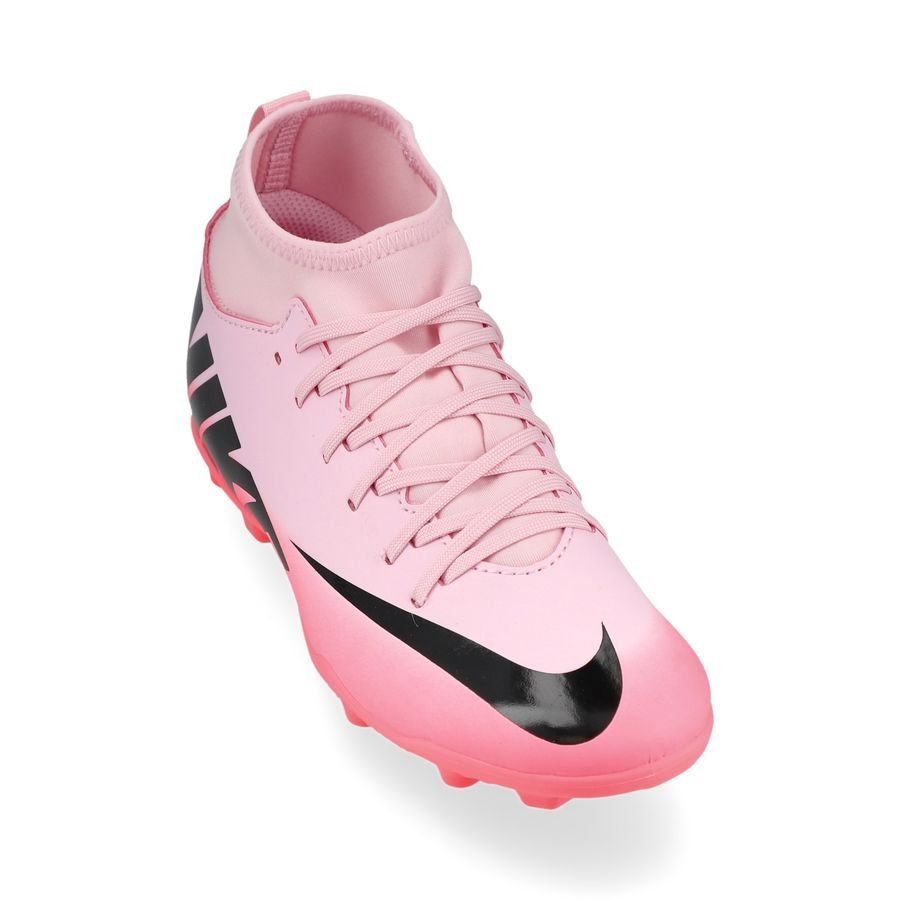 Nike Mercurial Superfly 9 Club MG Mad Brilliance - Rose/Noir Enfant
