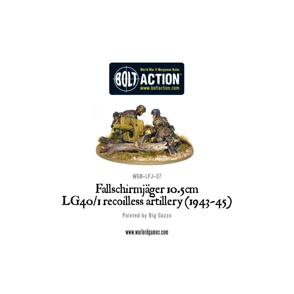 Bolt Action - German - Fallschirmjager 10.5cm LG40/1 Recoilless Artillery (1943-45)