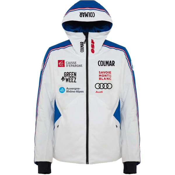 Veste de ski COLMAR MEN JACKET REPLICA WHITE-WHITE-ABYSS BLUE