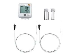 testo 0572 2103 Saveris 2- T2 Datalogger-sensor Kalibreret (ISO) Mål Temperatur -30 til  150 °C