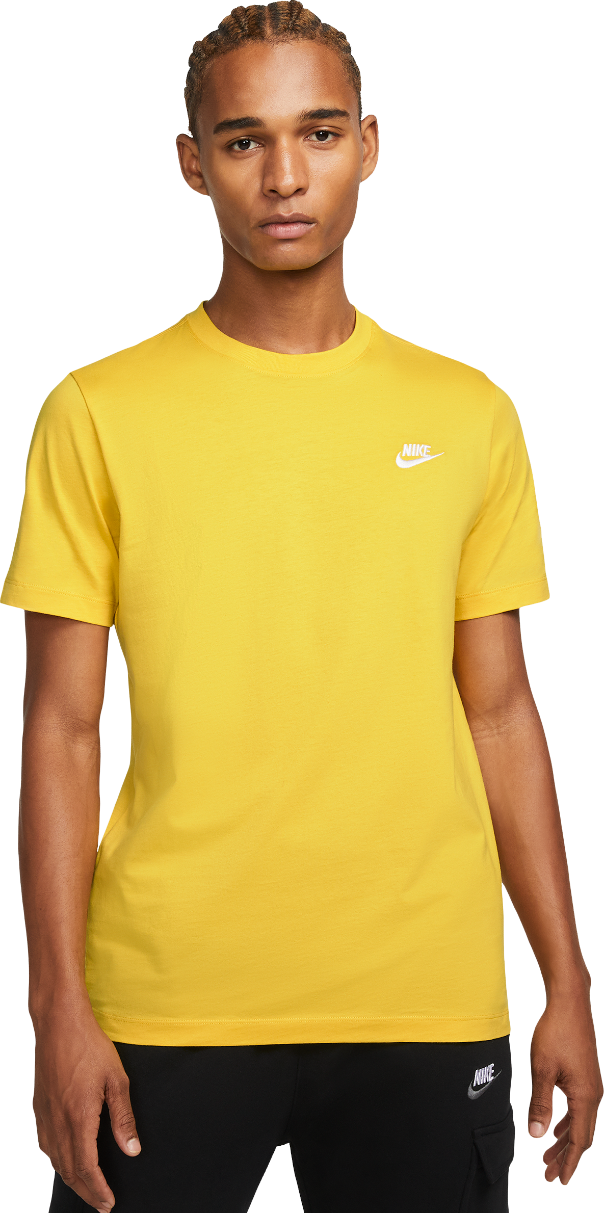 Nike Club T-Shirt Tall Gelb Weiss F709
