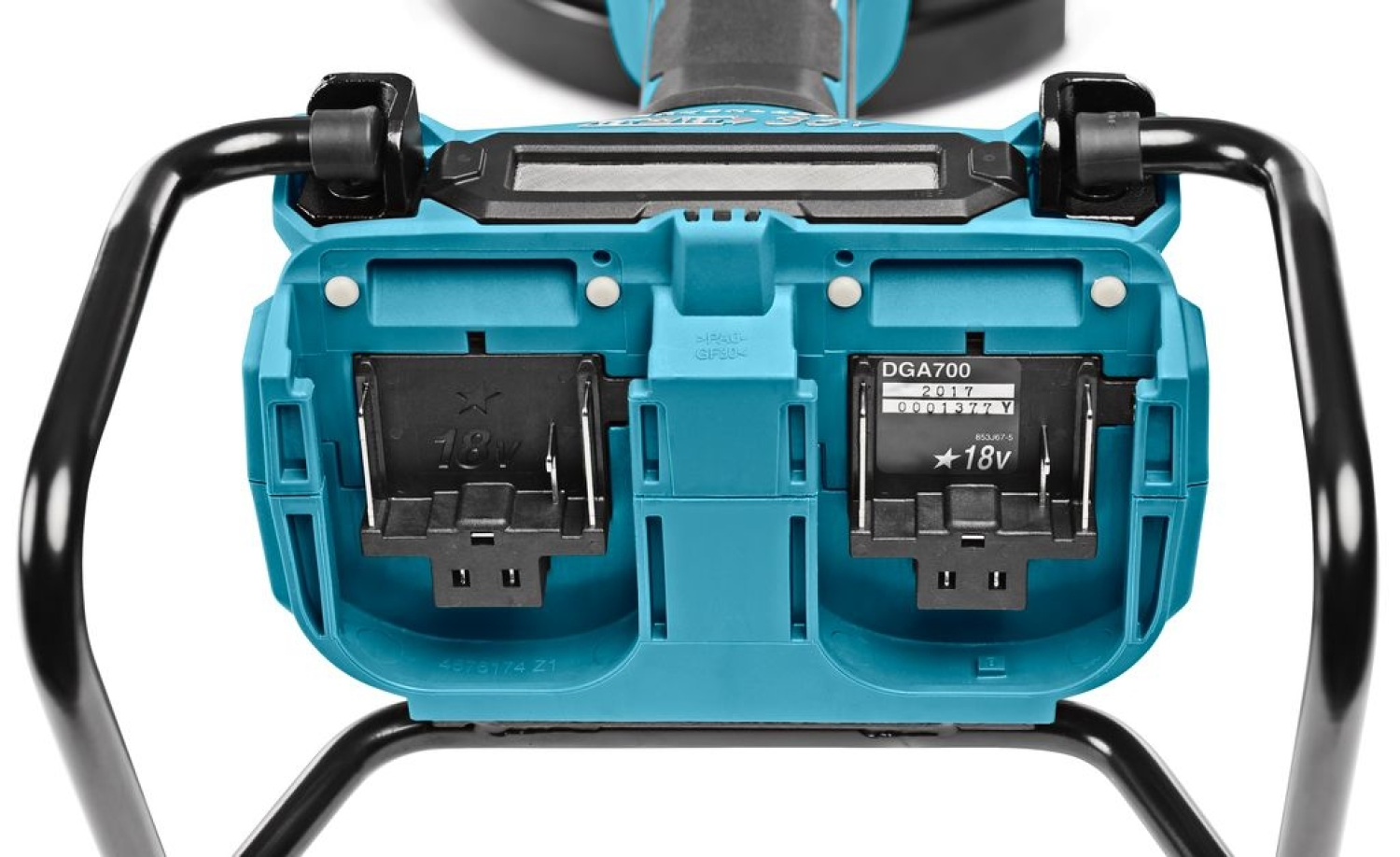 Makita DGA700Z 36V (2x 18V) Li-Ion accu Haakse slijper body - 180mm - koolborstelloos