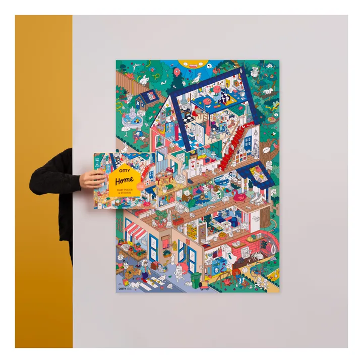 Omy Poster & stickers - Home
