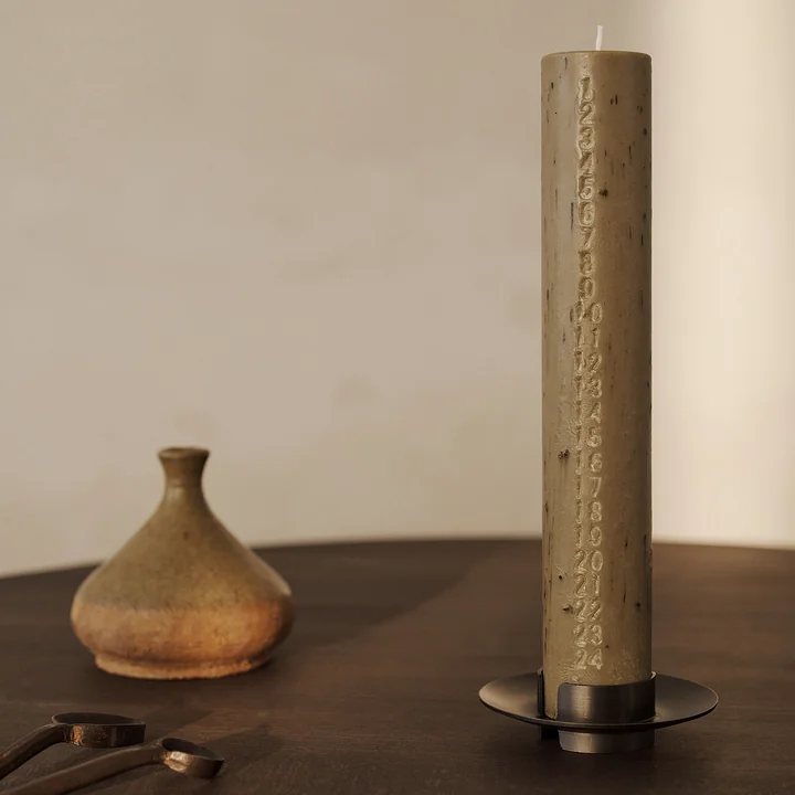 Ferm Living - Block Kerzenhalter, Messing