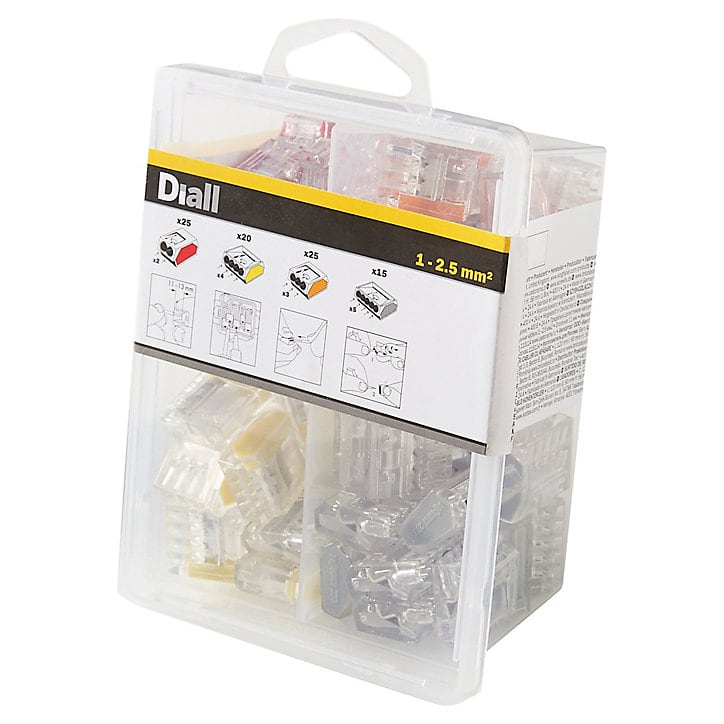 85 bornes automatiques Diall (= série 273 Wago) 1 - 2,5 mm²
