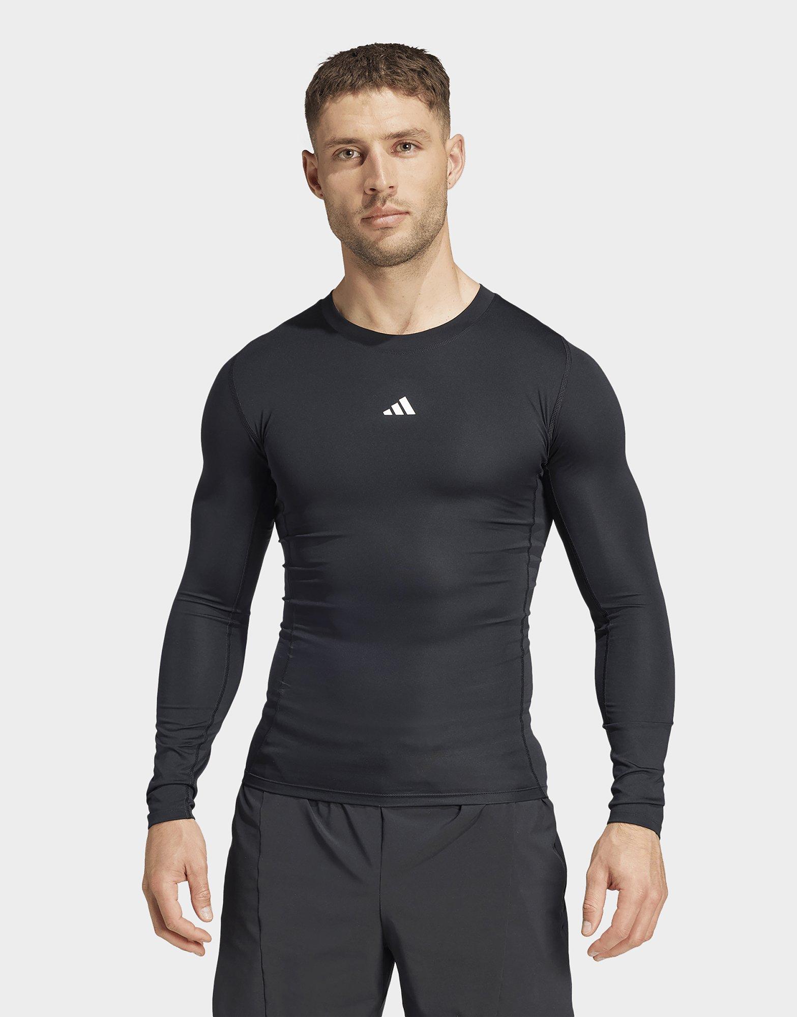 adidas T-shirt de training manches longues compression TECHFIT