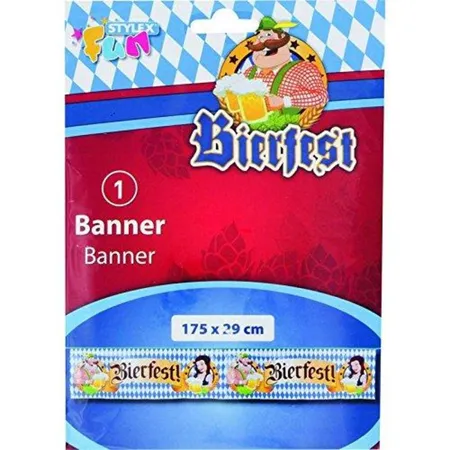 Stylex Bierfest Banner / Fahne, 175 x 29 cm, Bierfest