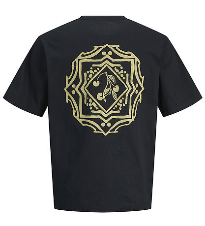 Jack & Jones T-Shirt - JorParos - Black/BANDANA