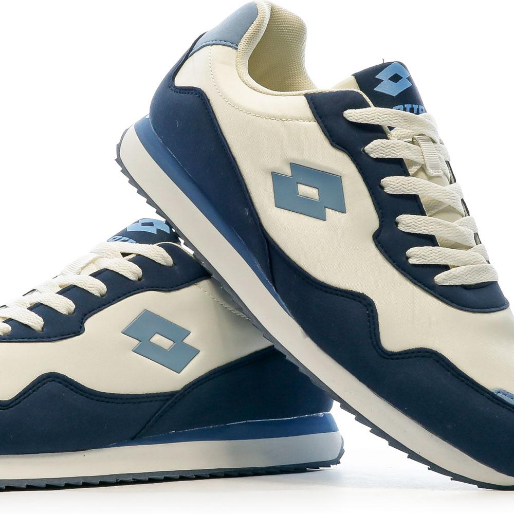 Lotto Baskets Écru/Bleu Homme Lotto Twenty 2
