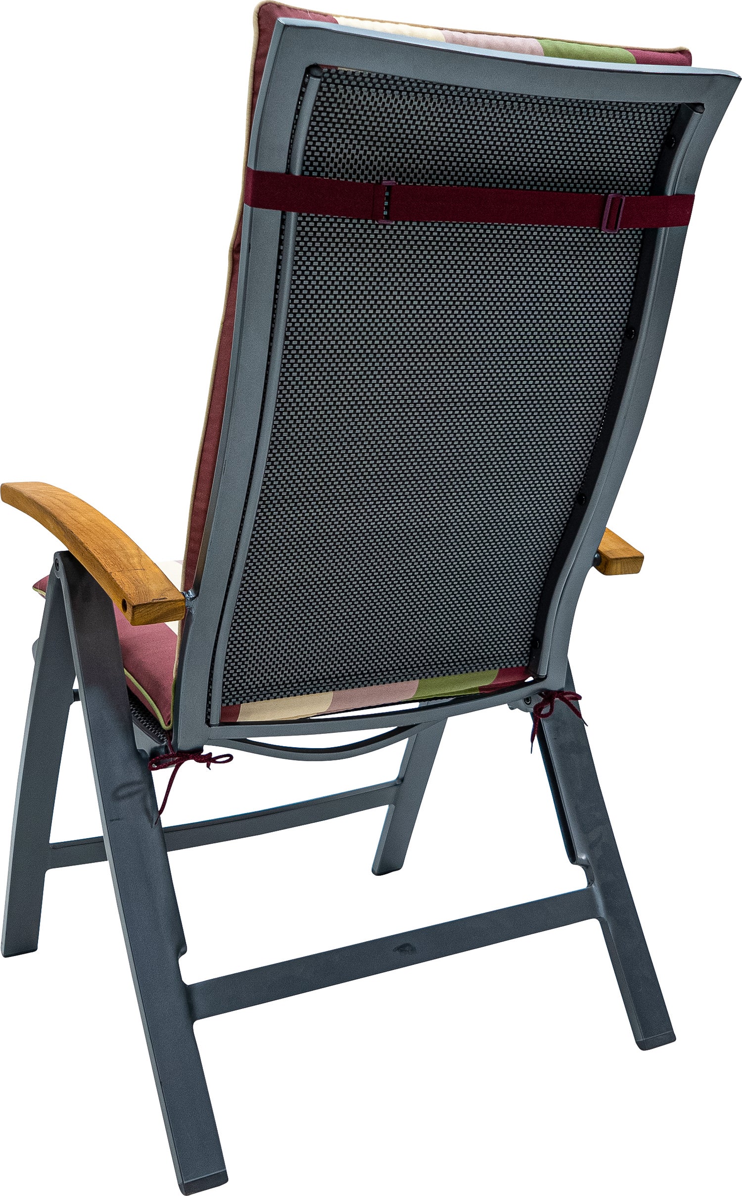 Madison tuinkussen hoge rug Vivero rood 120 x 50 cm