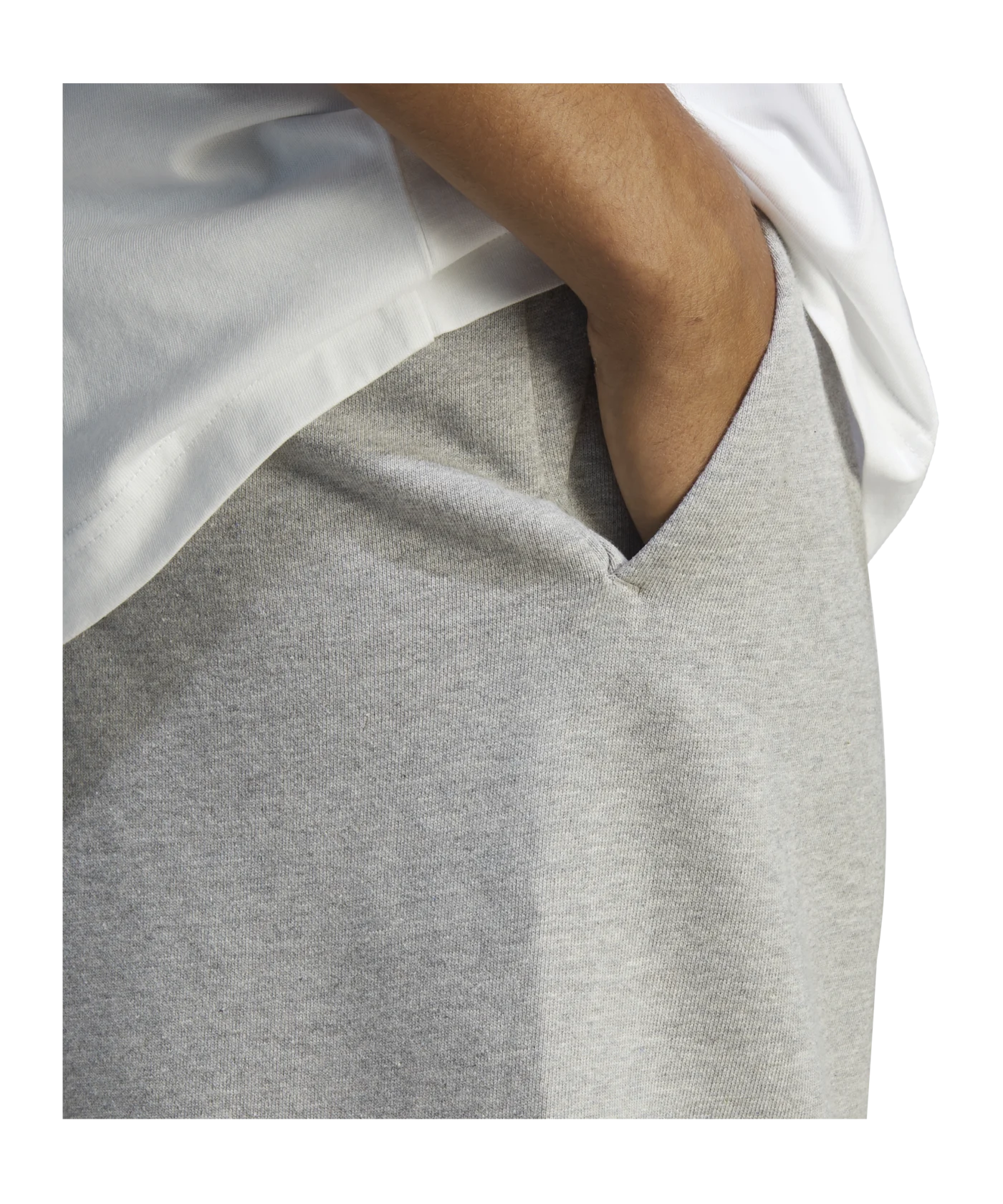 adidas Essentials French Terry Short Grau