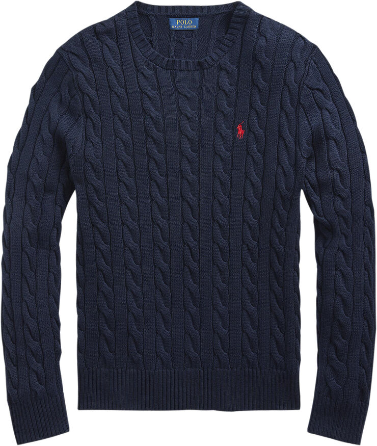 Polo Ralph Lauren Cable-Knit Cotton Sweater Blå