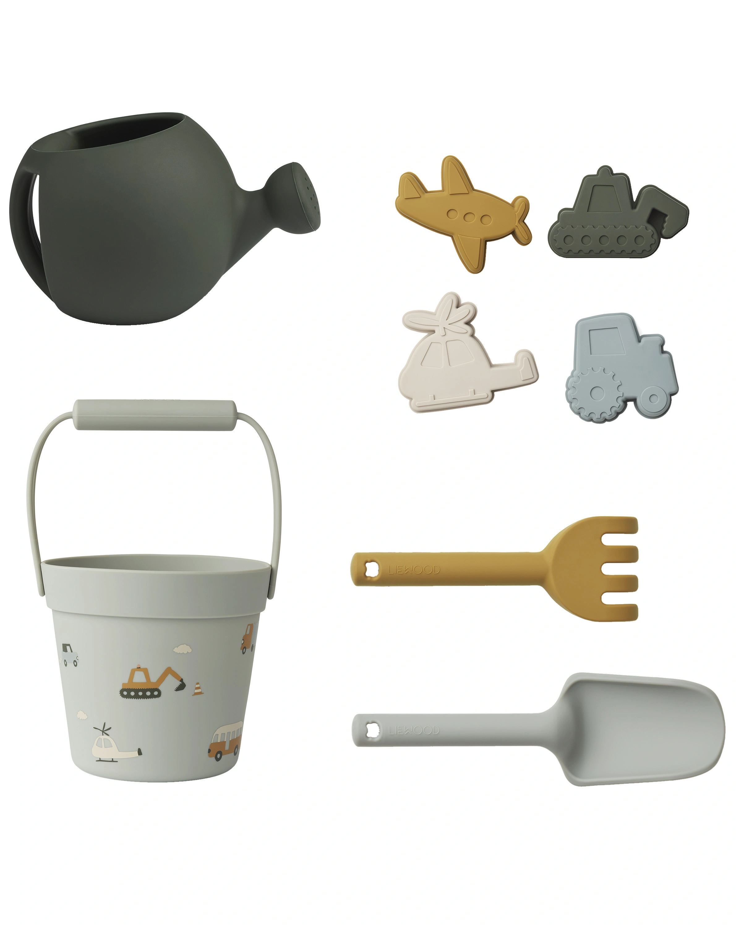 Sandspielzeug-Set FLORENCE VEHICLES in dove blue