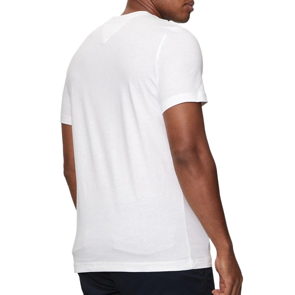 Tommy Hilfiger T-shirt Blanc Homme Tommy Hilfiger Arch