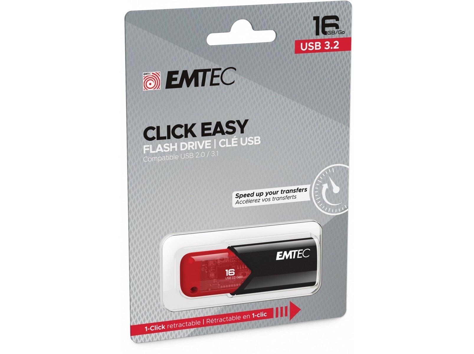 MEMÓRIAS USB EMTEC E173096 3.2 16GB