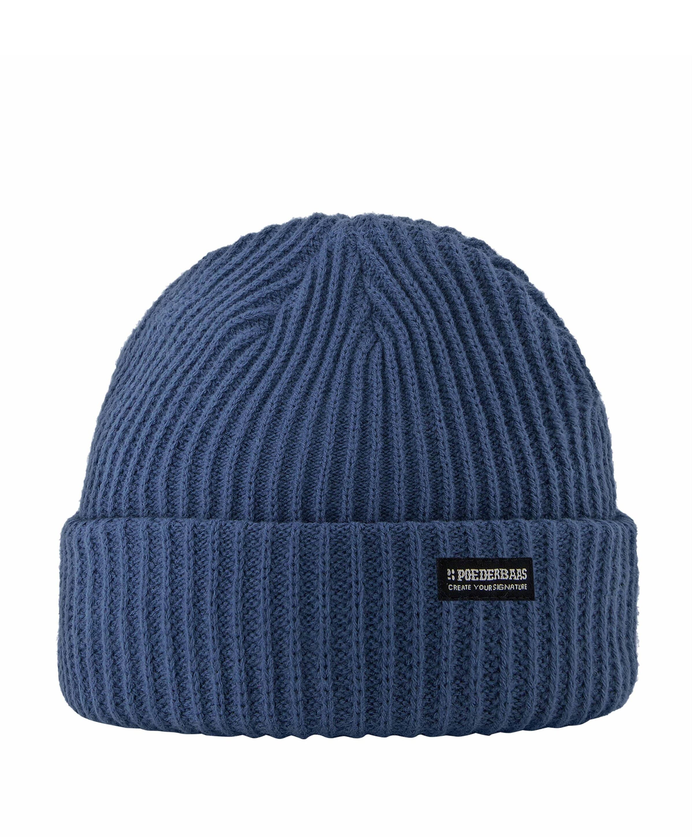 Poederbaas Muts blauw