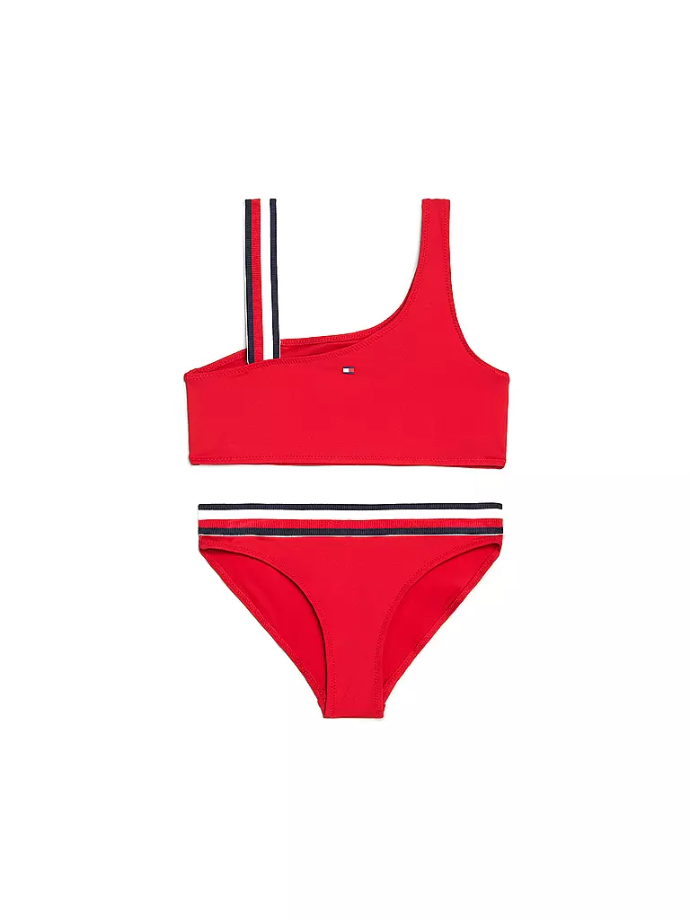 TOMMY HILFIGER Mädchen Bikini rot