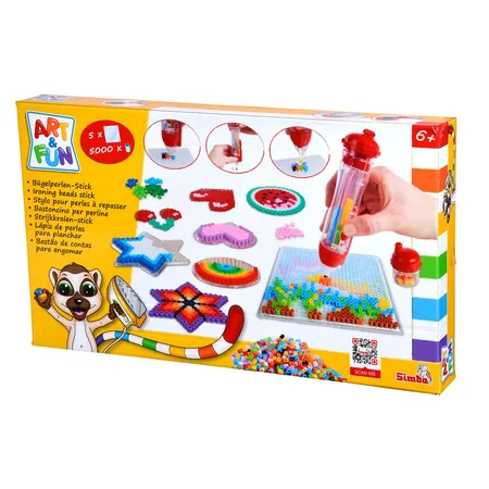 Simba Art & Fun Bügelperlenstick mit 5000 Perlen