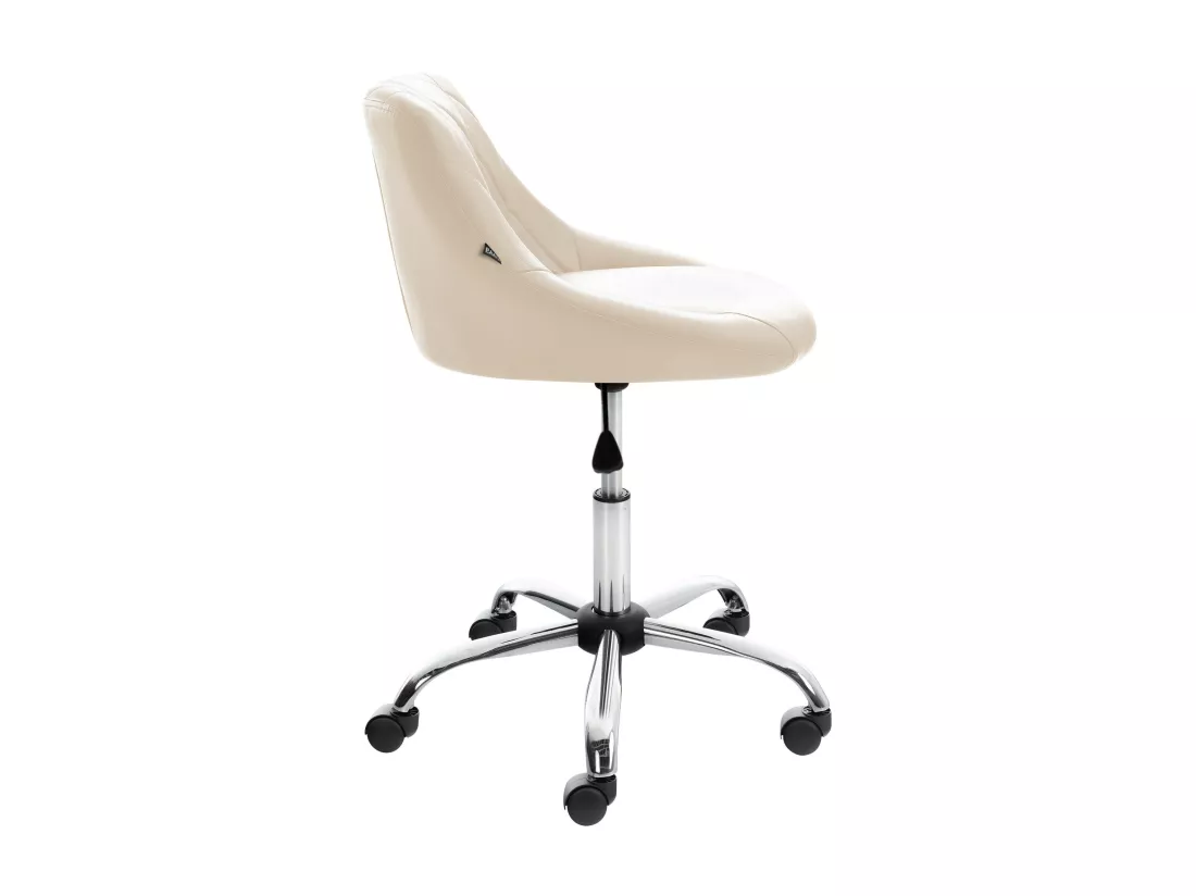 Chaise de bureau - Similicuir & Métal chromé - Lazio