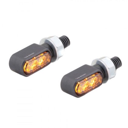 Clignotant Highsider LITTLE BRONX LED (La paire) Universel - Gris