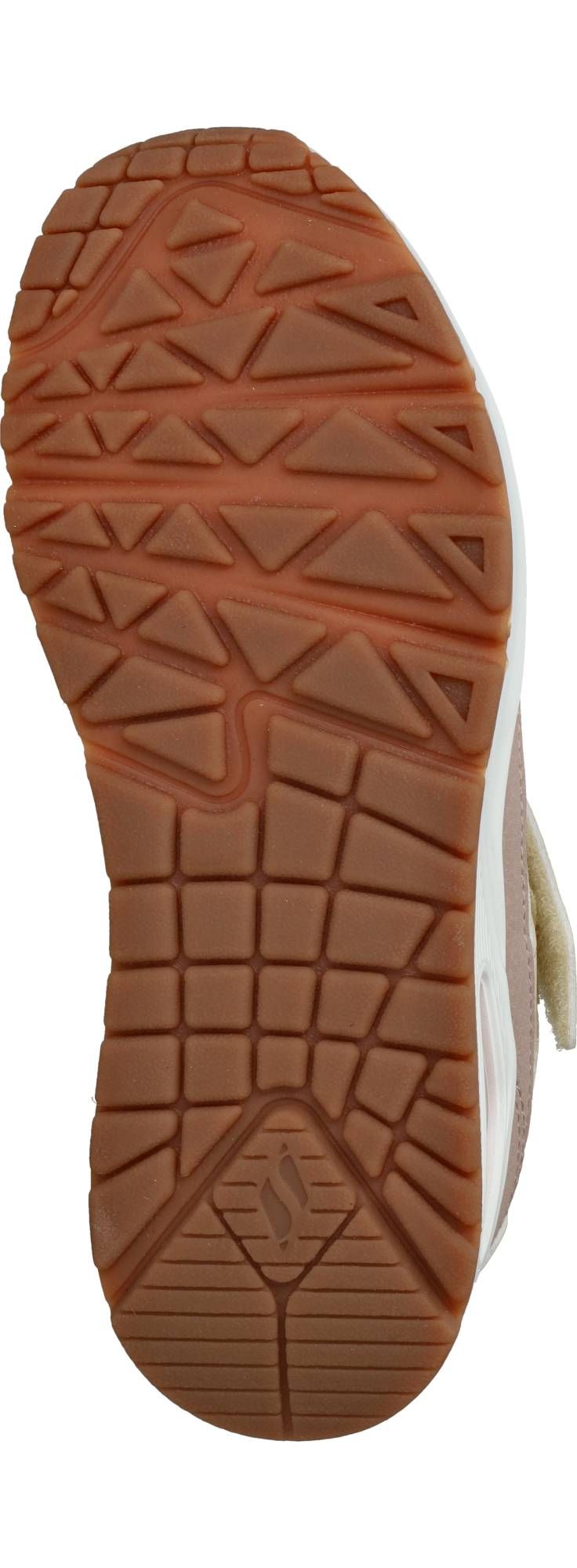Skechers Uno Mesh Pop Sneakers Beige Meisjes