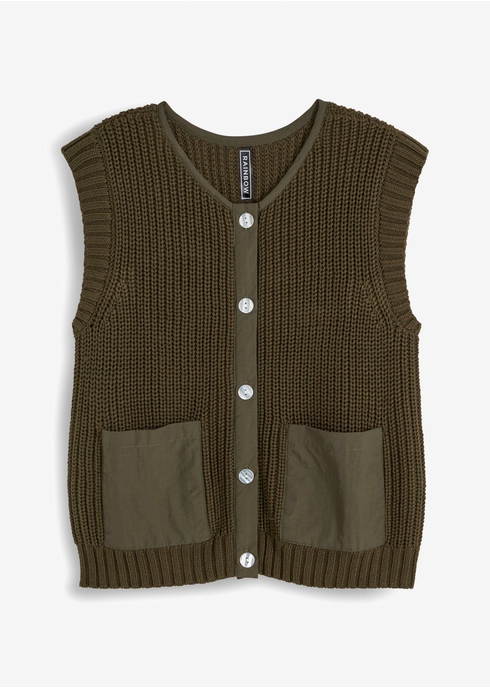 Gilet sans manches en maille