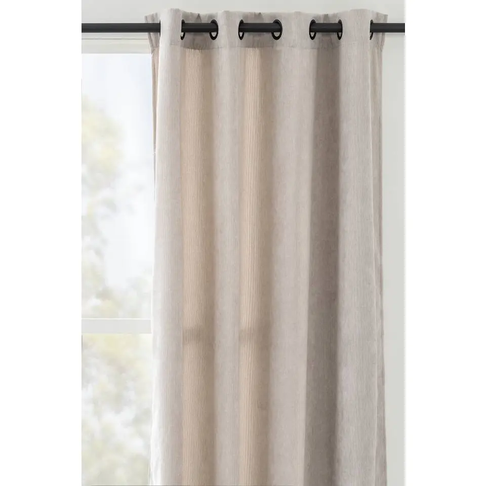 Gordijn Indy - zand - 140x280 cm (1 stuk)