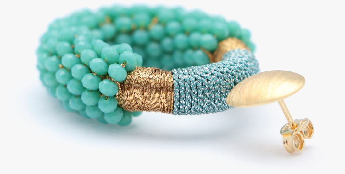 blauwe lott. gioielli sieraad gb combi oval m