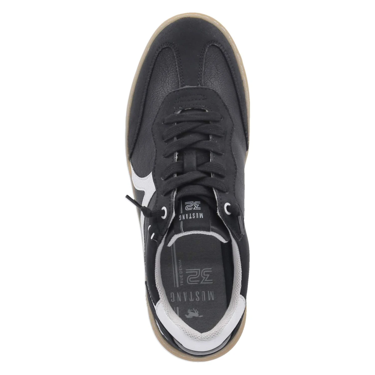 MustangLow Sneaker - schwarz