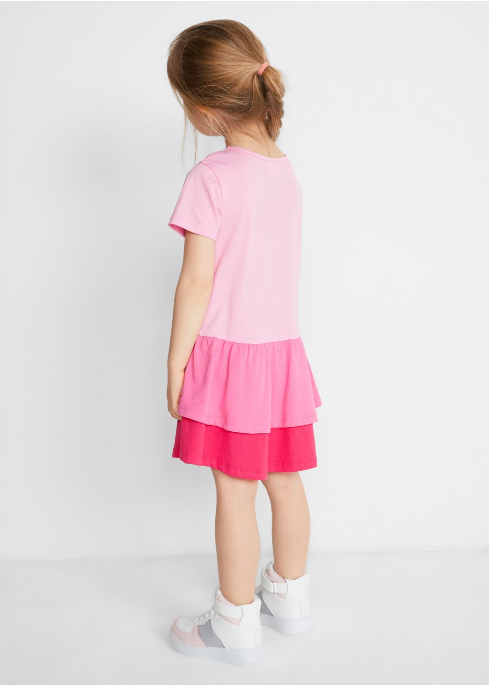Robe fille et robe de poupée (Ens. 2 pces.) en coton