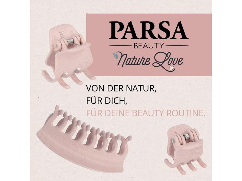 Parsa Beauty Haarklemme Nature Love gross Rosa 1 Stück Stilvolle Clips für jeden Look