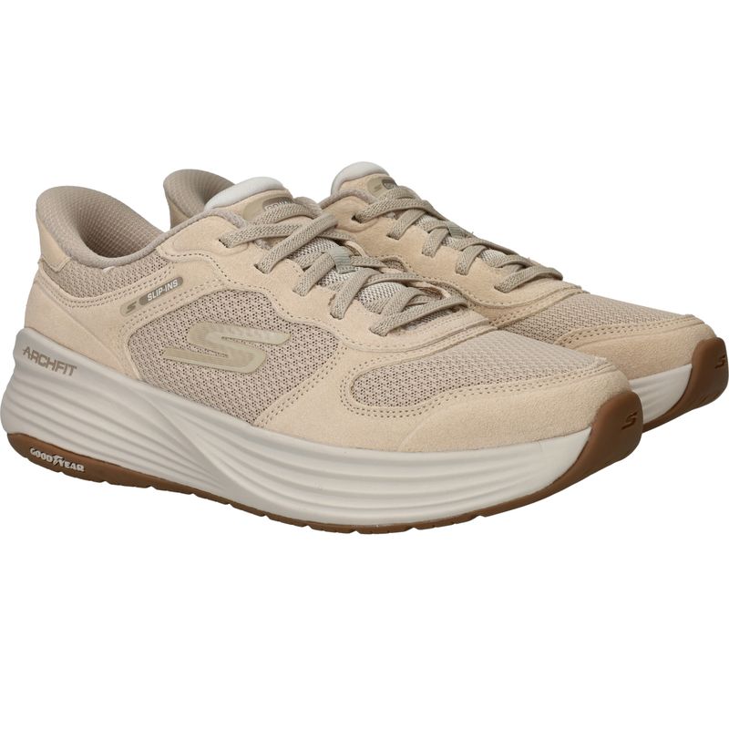 Skechers Go Walk Stability 2.0 Instappers Beige Dames