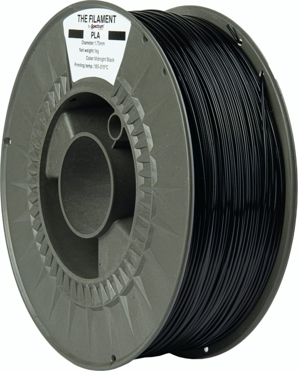 The Filament  PLA Midnight Black, 1,75 mm / 1000 g    Zuverlässiges & kostengünstiges PLA in Midnight Black
