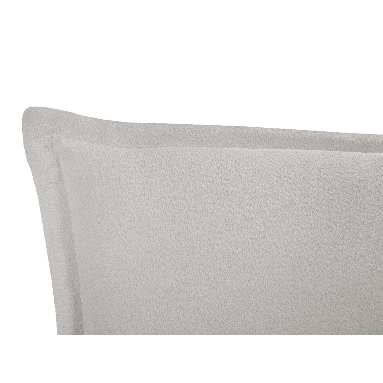 Milo Casa Lit Coffre avec tête de Lit Bouclette Armie beige - 140x200 cm