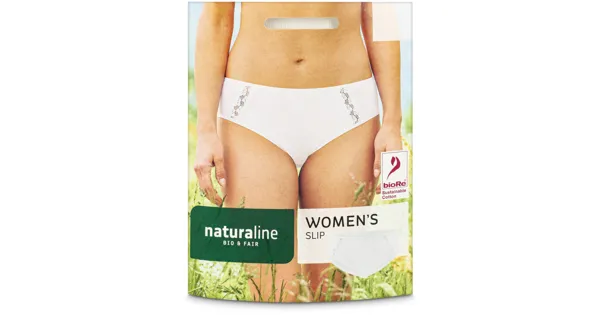 Naturaline Textil Damen Slip weiss M