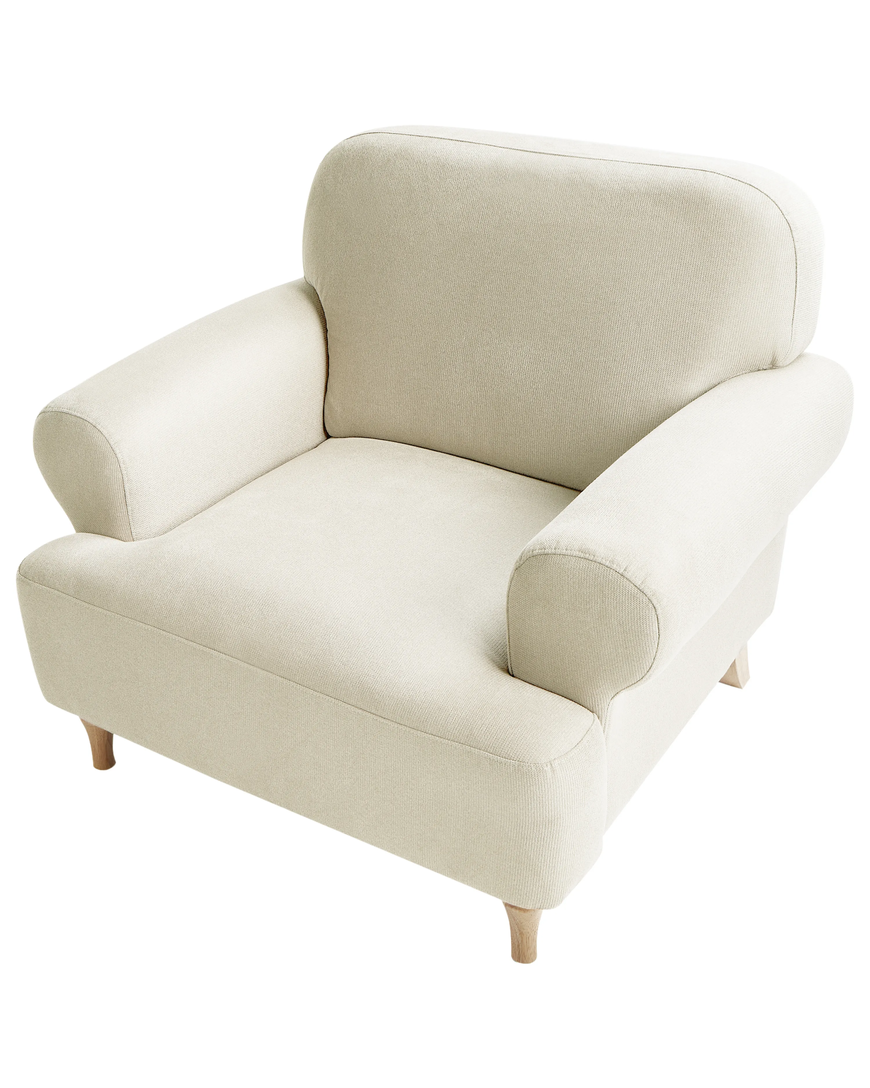 Fauteuil KIBERG Stof Lichtbeige
